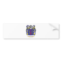 Lanza Coat of Arms (Family Crest) Bumper Sticker