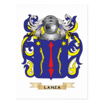 Lanza Coat of Arms (Family Crest) Postcards