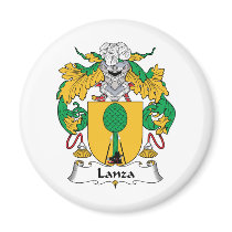 Lanza Family Crest magnets by coatsofarms Lanza Family Crest magnets
