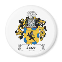 Lanza Family Crest magnets by coatsofarms Lanza Family Crest magnets