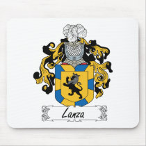 Lanza Family Crest mousepads by coatsofarms Lanza Family Crest mousepads