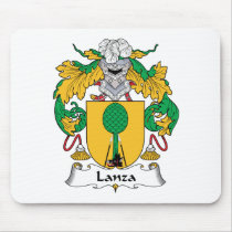 Lanza Family Crest mousepads by coatsofarms Lanza Family Crest mousepads