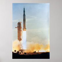 Lanzamiento de Apolo 8 Posters