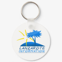 Lanzarote Info Keychain