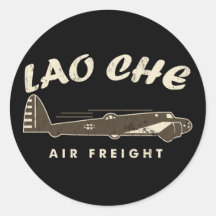 LAO-CHE air freight2 Sticker