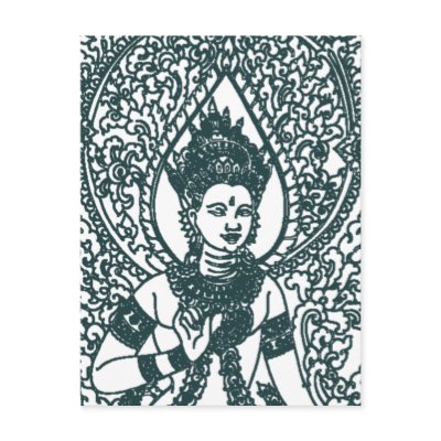 LAO - THAI - CAMBODIA BUDDHIST ANGEL GOD POSTCARDS by saythany