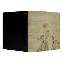 Lao-tzu  riding his ox, Chinese, Ming Dynasty Vinyl Binders