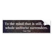 Lao Tzu Universe bumper stickers