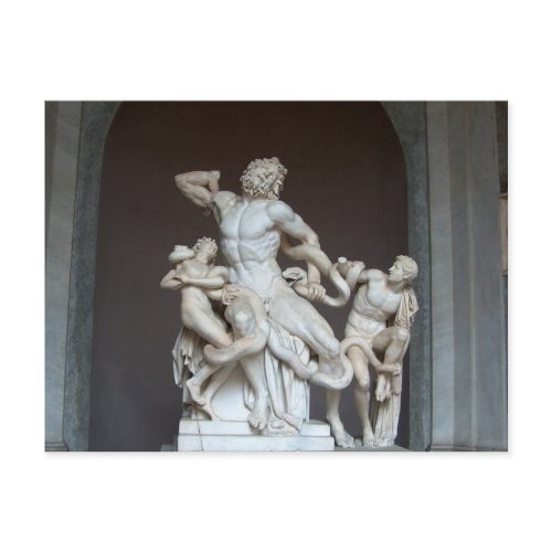 Laocoön and his Sons Statue in the Vatican Museum postcard