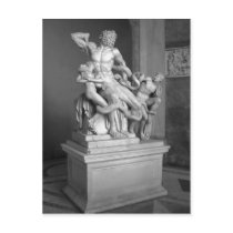 Laocoon Sculpture in the Vatican Museum, Rome. Pic Post Cards