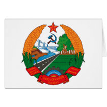 Laos Coat of Arms cards by FlagTshirts Laos Coat of Arms cards