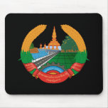 Laos Coat of Arms mousepads