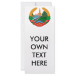 Laos Coat of Arms Full Color Rack Card