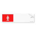 Laos Flag (1952-1975) Bumper Stickers
