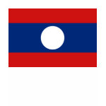 Laos Flag Map Spaghetti Top