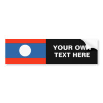 Laos Flag bumper stickers