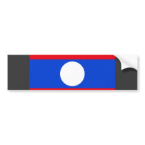 Laos Flag bumper stickers by coolcountry Laos Flag bumper stickers