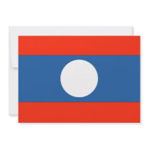 Laos Flag invitations by flagshirts Laos Flag invitations