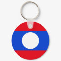 Laos Flag keychains by coolcountry Laos Flag keychains