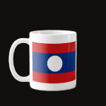 Laos Flag Map Classic Mug