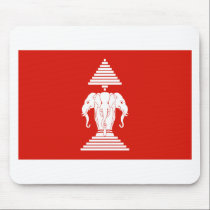 Laos Flag mousepads