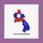 Laos Square Magnet magnets