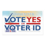 Lapel Sticker - Vote YES on Voter ID stickers