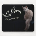 LaPerm cat mousepad mousepads