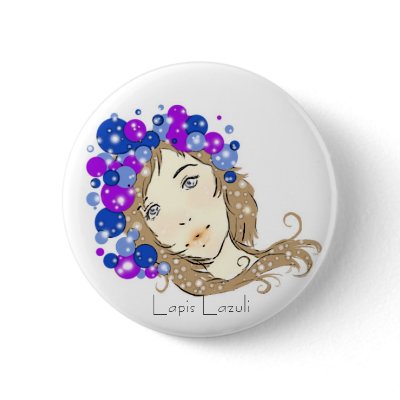 Lapis Lazuli Button by Illeander
