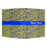 Lapis Lazuli Swirlies Abstract Pattern Custom binders