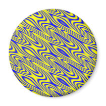 Lapis Lazuli Swirlies Abstract Pattern Magnet