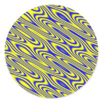 Lapis Lazuli Swirlies Abstract Pattern Stickers