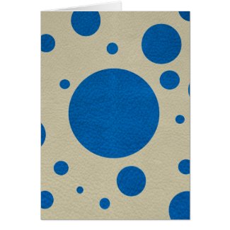 LapisBlue Scattered Spots on Stone Leather Texture Greeting Cards
