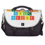 Periodic Table Writer Laptop Bags