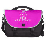 Crown Keep Calm And Love Kelli Staxxx Laptop Bags Crown Keep Calm And Love Kelli Staxxx Laptop Bags