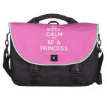 [Crown] keep calm and be a princess  Laptop Bags