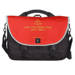 [Crown] keep calm and miss you more than idiot one's  Laptop Bags