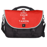 [Crown] keep calm and be tamzin  Laptop Bags