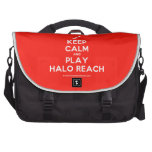 [Skateboard] keep calm and play halo reach  Laptop Bags