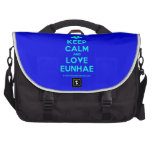 [Two hearts] keep calm and love eunhae  Laptop Bags