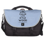 [Crown] keep calm love kyle wood  Laptop Bags