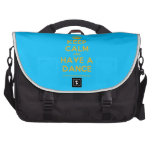 [Crown] keep calm and have a dance  Laptop Bags
