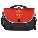 [Electric guitar] keep calm it's only me  Laptop Bags