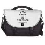 [Crown] keep calm and be streeper  Laptop Bags