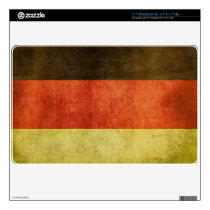 Laptop Decals with Dirty Flag from Germany
