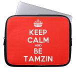 [Crown] keep calm and be tamzin  Laptop/netbook Sleeves Laptop Sleeves