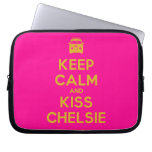[Campervan] keep calm and kiss chelsie  Laptop/netbook Sleeves Laptop Sleeves