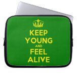 [Dancing crown] keep young and feel alive  Laptop/netbook Sleeves Laptop Sleeves