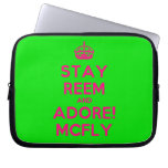 [Crown] stay reem and adore! mcfly  Laptop/netbook Sleeves Laptop Sleeves