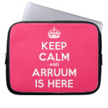 [Crown] keep calm and arruum is here  Laptop/netbook Sleeves Laptop Sleeves